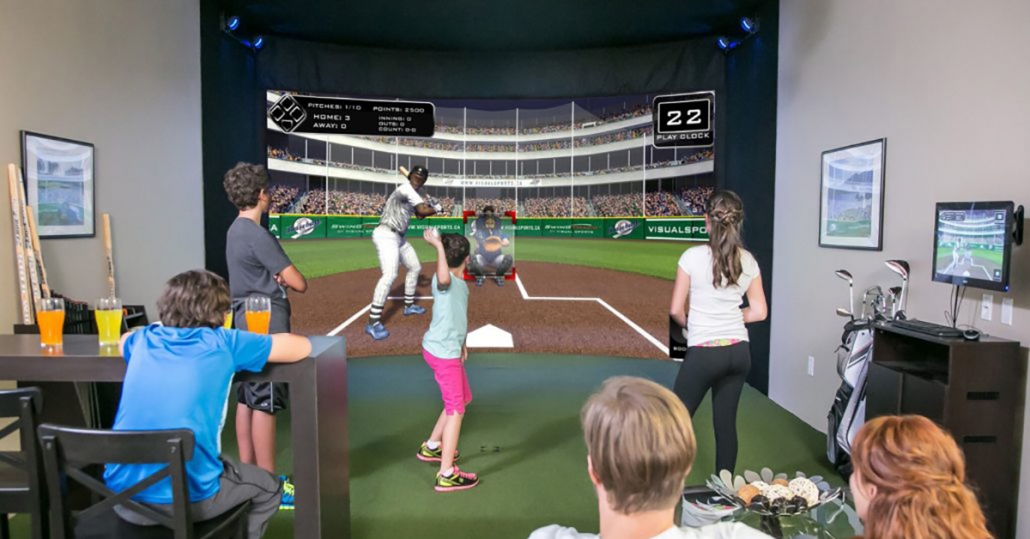 Sports Simulator  Playing All Major Sports Indoors